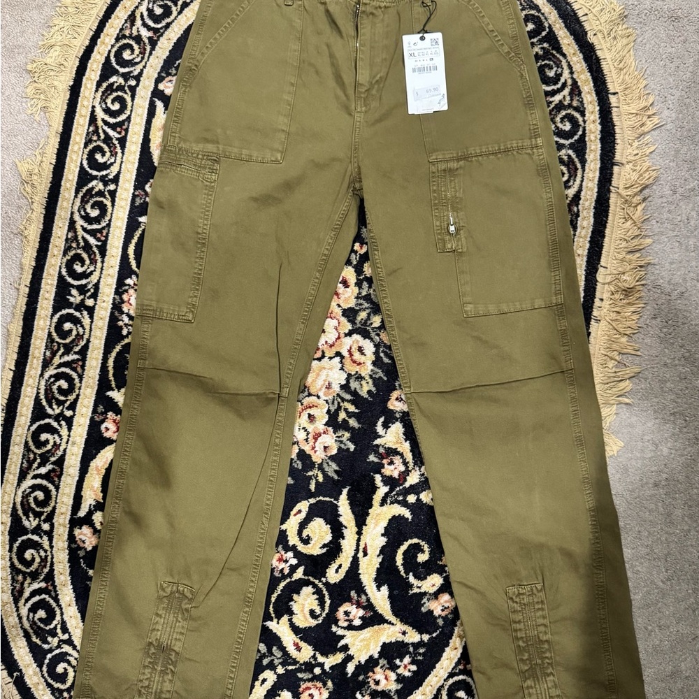 Zara Khaki Trousers
